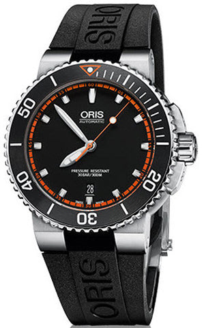 Oris Watch Aquis Date Rubber Black 01 733 7653 4128-RS Black