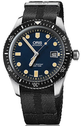Oris Watch Divers Sixty Five Date Nato Black 01 733 7720 4055-07 5 21 26FC