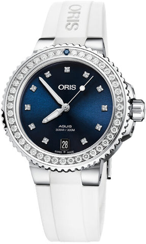 Oris Watch Aquis Date Diamond Ladies 01 733 7731 4995-07 4 18 63FC