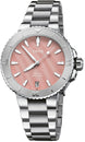 Oris Watch Aquis Date Blush Pink 01 733 7770 4158-07 8 18 05P