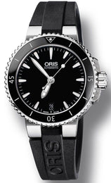 Oris Watch Aquis Date Lady Rubber 01 733 7652 4154-07 4 18 34