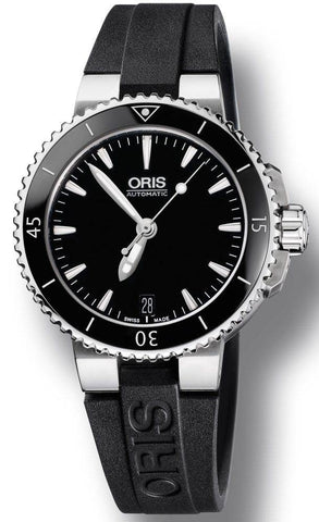 Oris Watch Aquis Date Lady Rubber 01 733 7652 4154-07 4 18 34