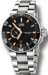 Oris Watch Aquis Date Small Second Black Bracelet 01 743 7673 4159-07 8 26 01PEB