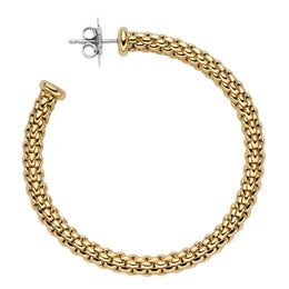 Fope Essentials 18ct Yellow Gold Large Hoop Earrings OR03