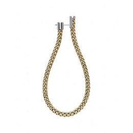 Fope Flexit Essentials 18ct Yellow Gold Long Mesh Chain Earrings OR05