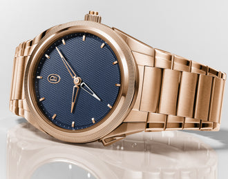 Parmigiani Fleurier Watch Tonda PF GMT Rattrapante Gold Milano Blue