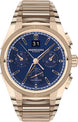 Parmigiani Fleurier Watch Tondagraph GT Rose Gold Blue Bracelet Limited Edition PFC903-1500340-B00782