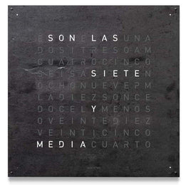 QLOCKTWO Large Creators Edition Metamorphite Wall Clock 90cm LG4ENMM