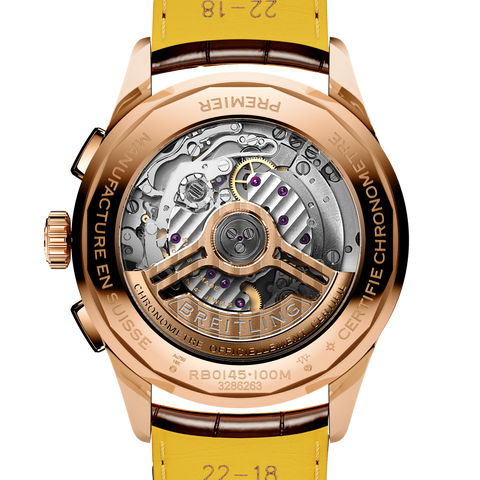 Breitling Watch Premier B01 Chronograph 42 18k Gold