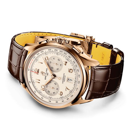 Breitling Watch Premier B01 Chronograph 42 18k Gold