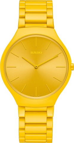 Rado Watch True Thinline Les Couleurs Sunshine Yellow Limited Edition R27093632