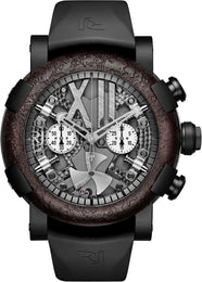 RJ Watches Steampunk Black Rusted Metal RJ.T.CH.SP.002.01