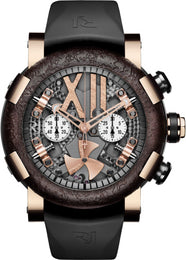 RJ Watches Steampunk Gold Rusted Metal RJ.T.CH.SP.003.01