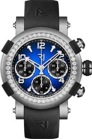 RJ Watches ARRAW Marine Chronograph 42mm Titanium Blue 1M42C.TTTR.3517.RB.1101