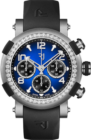RJ Watches ARRAW Marine Chronograph 45mm Titanium Blue Diamonds 1M45C.TTTR.3517.RB.1101
