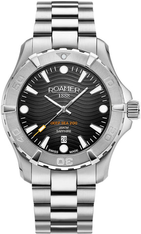 Roamer Watch Deep Sea 200 Black 860833 41 55 70