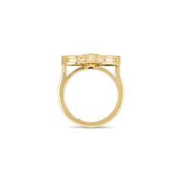 Roberto Coin Venetian Princess 18ct Yellow Gold Diamond Ring D