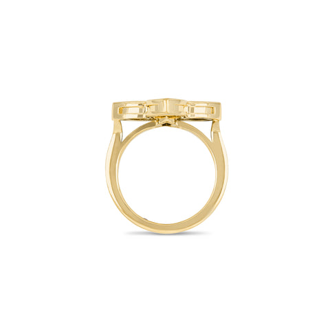 Roberto Coin Venetian Princess 18ct Yellow Gold Diamond Ring D