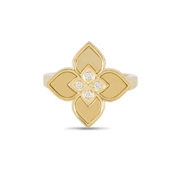 Roberto Coin Venetian Princess 18ct Yellow Gold Diamond Ring D