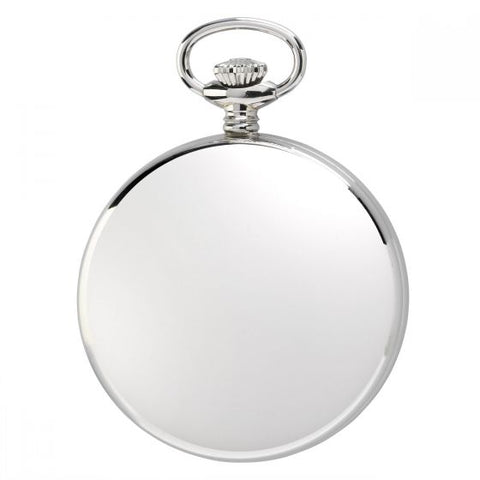 Rapport Pocket Watch Mechanical Open Face Silver Tone