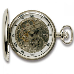 Rapport Pocket Watch Double Hunter Silver Plated