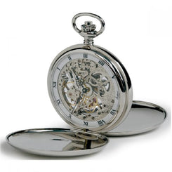 Rapport Pocket Watch Double Hunter Silver Plated PW91