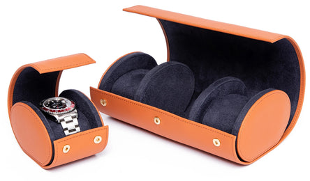 Rapport Watch Roll Hyde Park Tan Three Watch