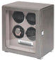 Rapport Watch Winder Quantum Quad Four Leather Grey W624