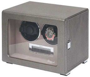 Rapport Watch Winder Quantum Quad Two Leather Grey W622