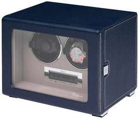 Rapport Watch Winder Quantum Quad Two Leather Blue W632
