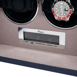 Rapport Watch Winder Quantum Quad Two Leather Blue