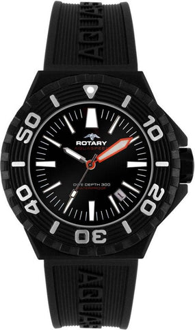 Rotary Gents Black IP Strap