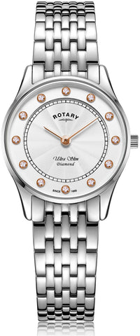 Rotary Watch Ultra Slim Ladies LB08300/01/D