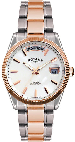 Rotary Watch Gents Two Tone Bracelet GB02662/06