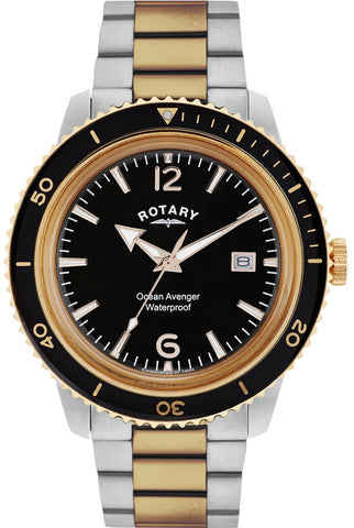Rotary Watch Gents Two Tone Bracelet GB02695/04