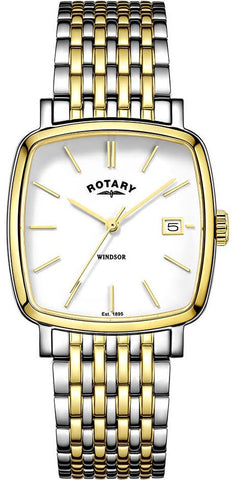 Rotary Watch Gents Two Tone Bracelet GB05306/01