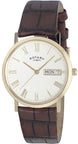 Rotary Watch Gents Gold Plated Strap GS02324/32