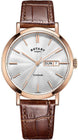 Rotary Watch Gents Gold Plated Strap GS05304/02
