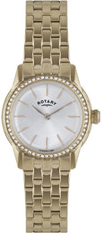 Rotary Watch Ladies Gold Plated Bracelet LB02573/01L