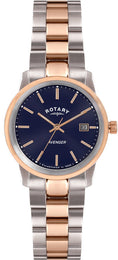 Rotary Watch Ladies Two Tone Bracelet LB02737/05