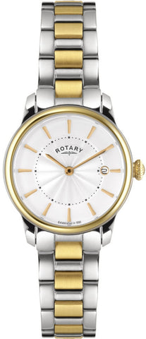 Rotary Watch Ladies Two Tone Bracelet LB02772/06