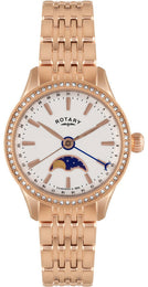Rotary Watch Ladies Gold Plated Bracelet LB02854/01