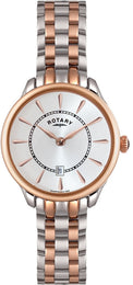 Rotary Watch Ladies Two Tone Bracelet LB02917/02