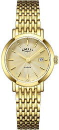 Rotary Watch Ladies Gold Plated Bracelet LB05303/03