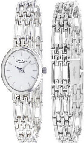 Rotary Watch Ladies Precious Metal LB20061/BR/02