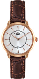Rotary Watch Ladies Gold Plated Strap LS02919/03