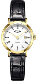 Rotary Watch Ladies Gold Plated Strap LS05303/01