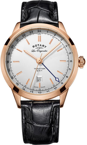 Rotary Watch Les Originales Tradition GMT Mens GS90183/02