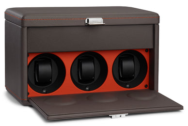 Scatola del Tempo Watch Winder 7RT Grey Orange