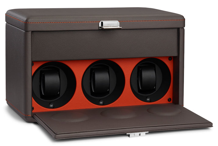 Scatola del Tempo Watch Winder 7RT Grey Orange
